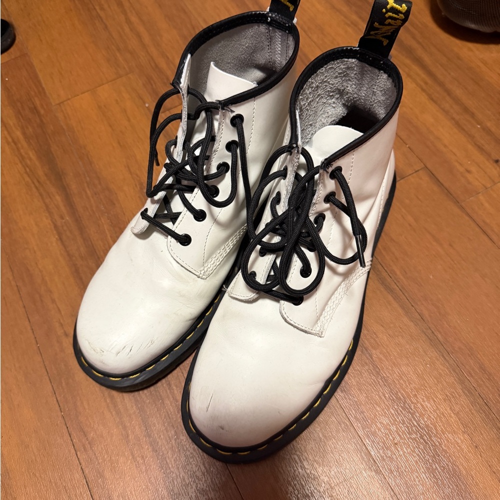REAL white doc martens